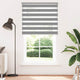 Vidaxl duo rouleau aveugle 120 x 230 cm gris