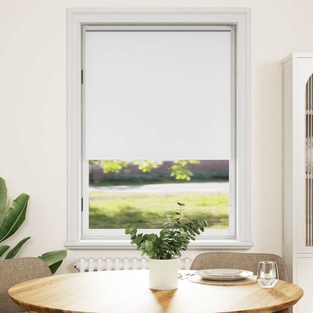 Vidaxl Roller aveugle accablant 80 x 175 cm blanc