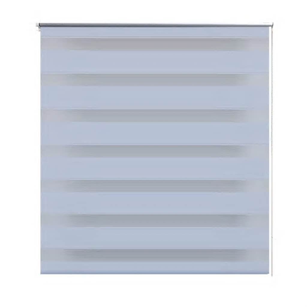 Vidaxl duo rouleau aveugle 40x100cm blanc