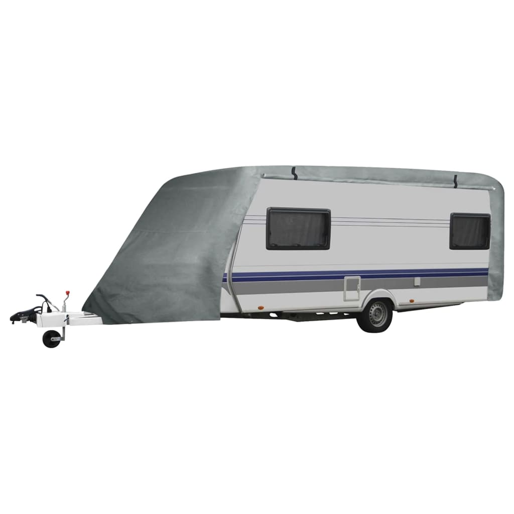 Couverture de caravane vidaxl l gris