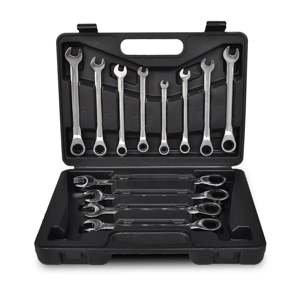 Ensemble de touches de cliquet Vidaxl 12 pièces