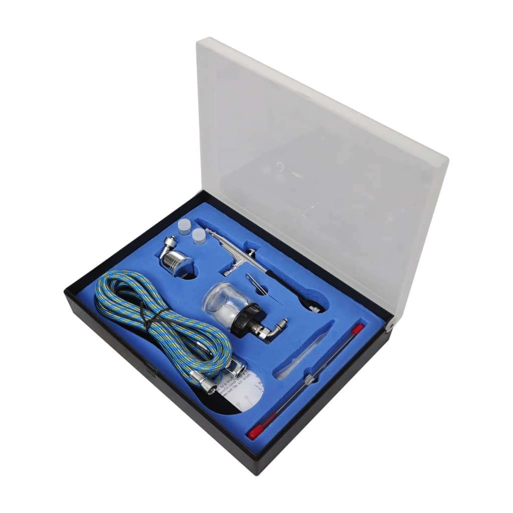 Ensemble de compresseur Vidaxl Airbrush avec 2 pistolets
