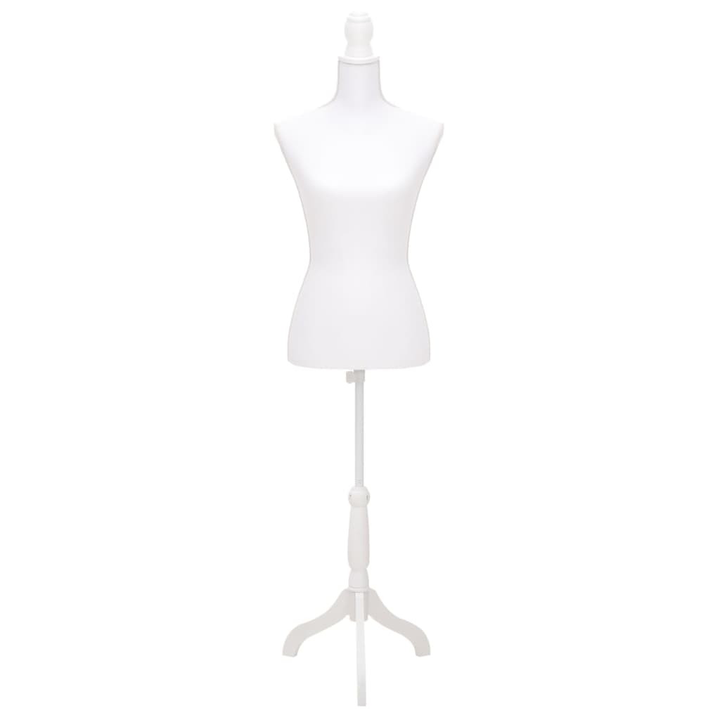 Vidaxl estalage poupée torse femme blanc