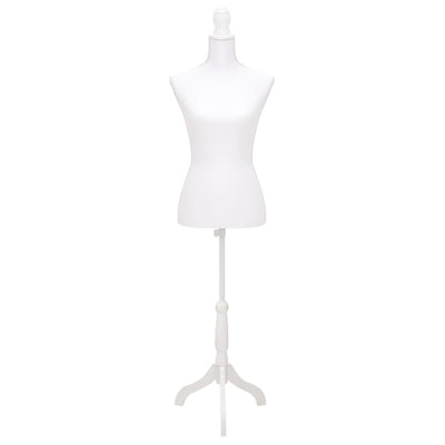 Vidaxl estalage poupée torse femme blanc