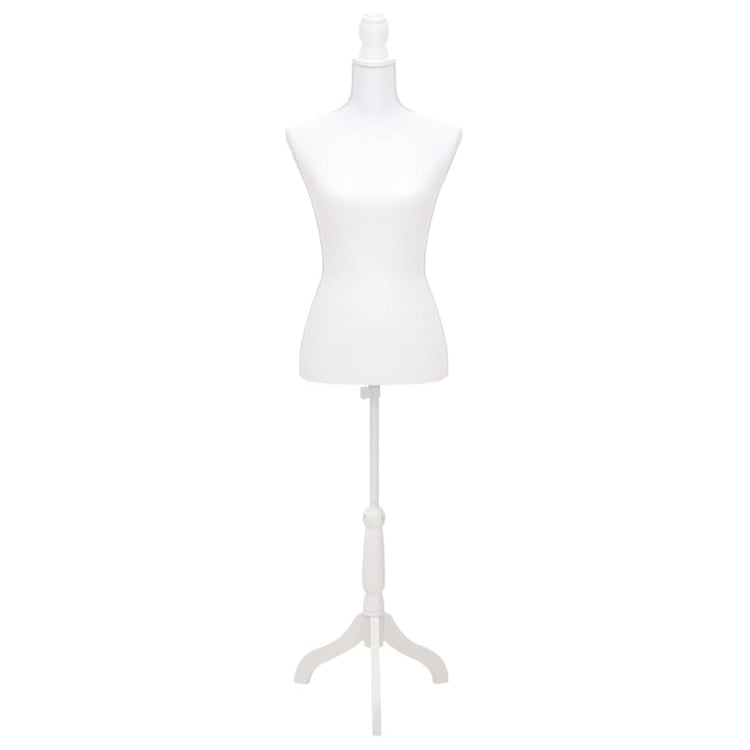 Vidaxl estalage poupée torse femme blanc