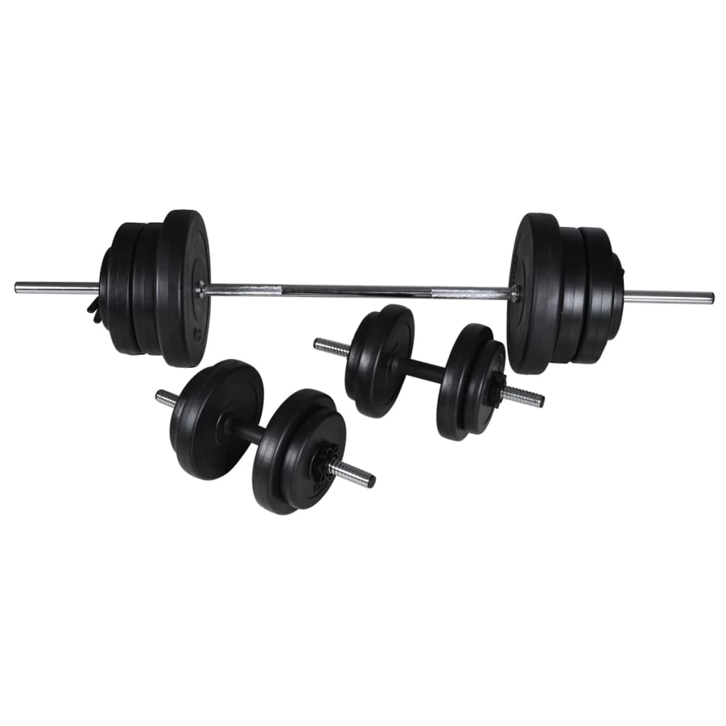 Vidaxl Barbellen Haltl Set 60,5 kg