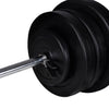 Vidaxl Barbellen Haltl Set 60,5 kg