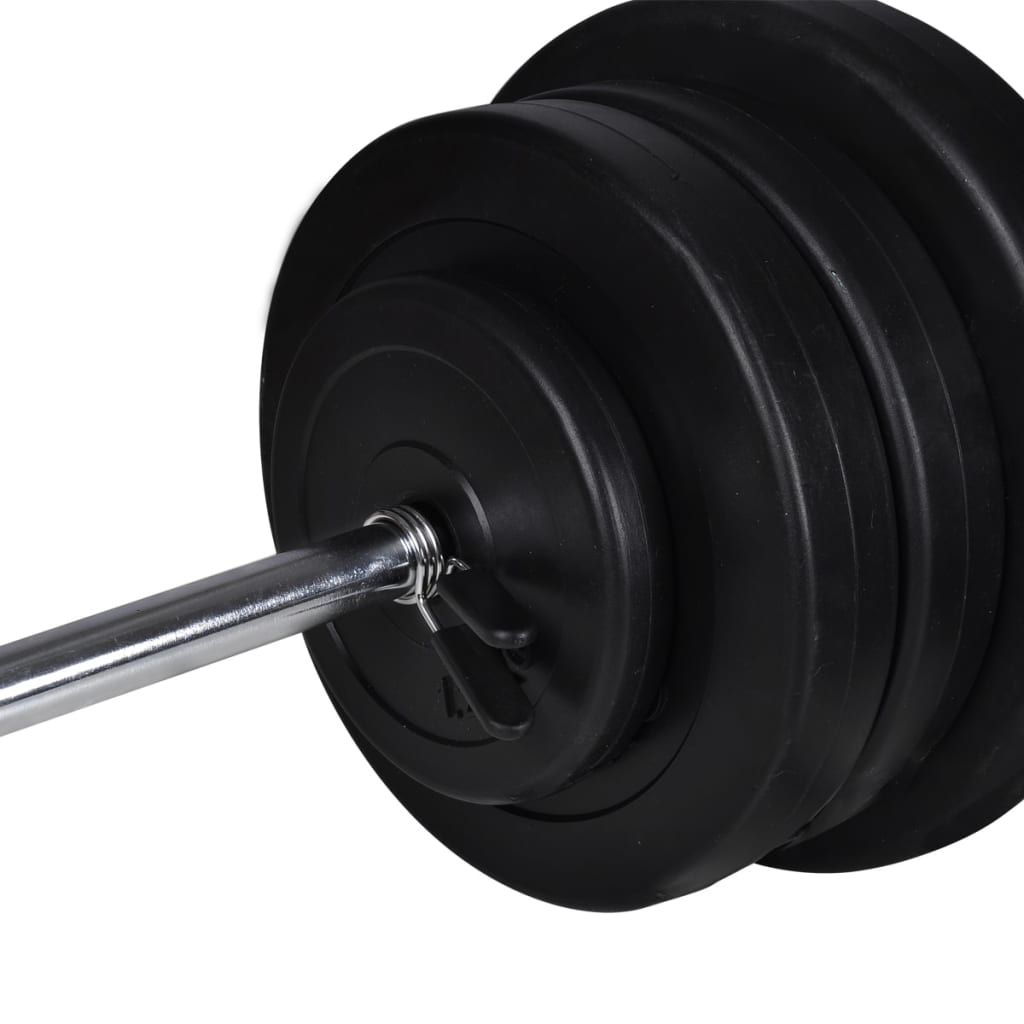 Vidaxl Barbellen Haltl Set 60,5 kg