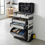 Vidaxl Tool Trolley Mobile 3 pièces - afbeelding 1