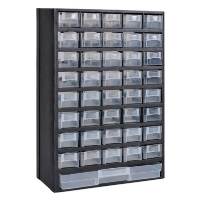 Vidaxl Toolbox Plastique avec 41 tiroirs