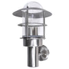 Vidaxl Wall Lampe inoxydable en acier