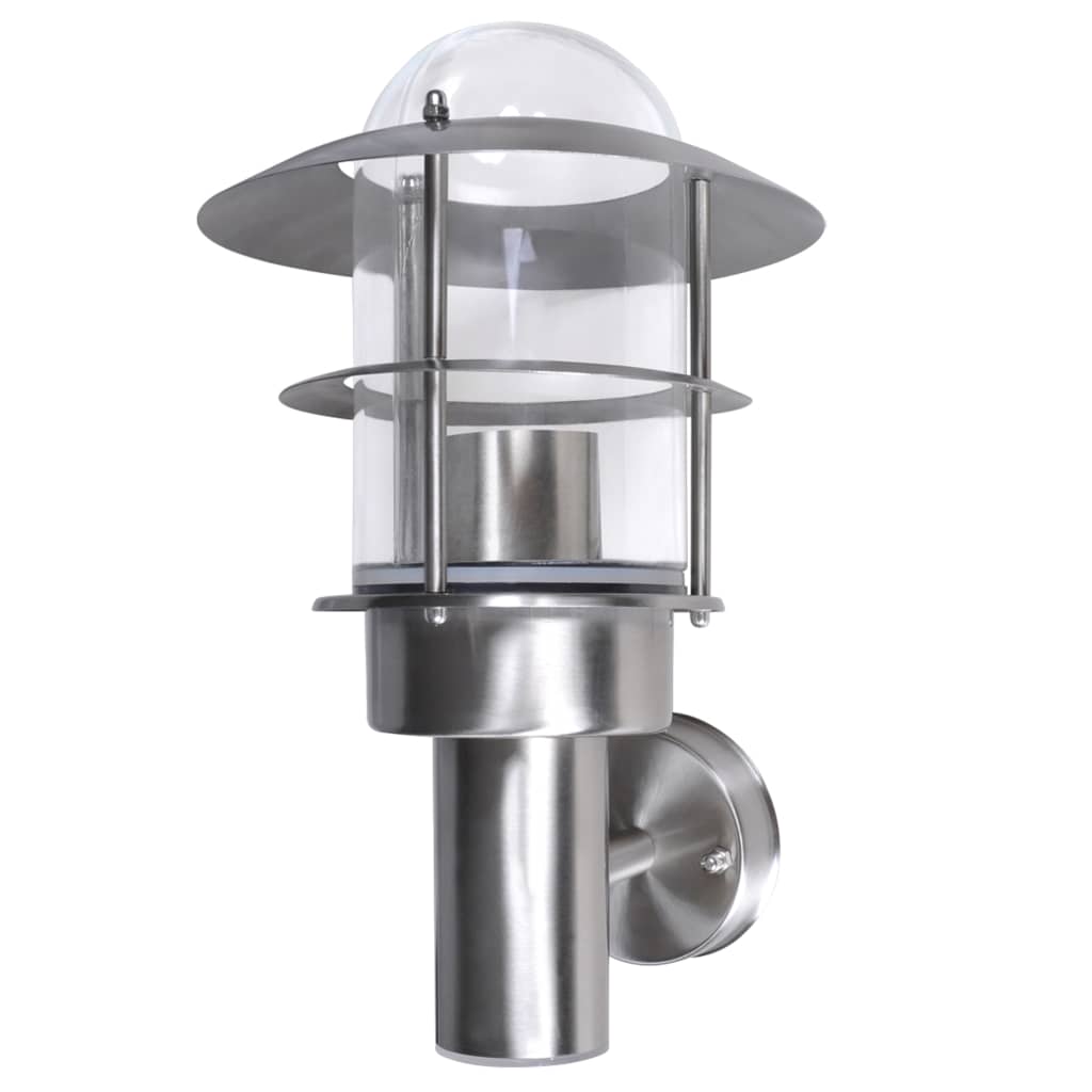 Vidaxl Wall Lampe inoxydable en acier