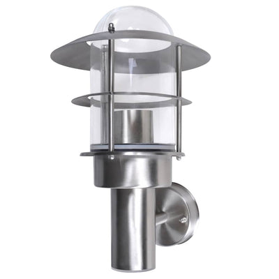 Vidaxl Wall Lampe inoxydable en acier