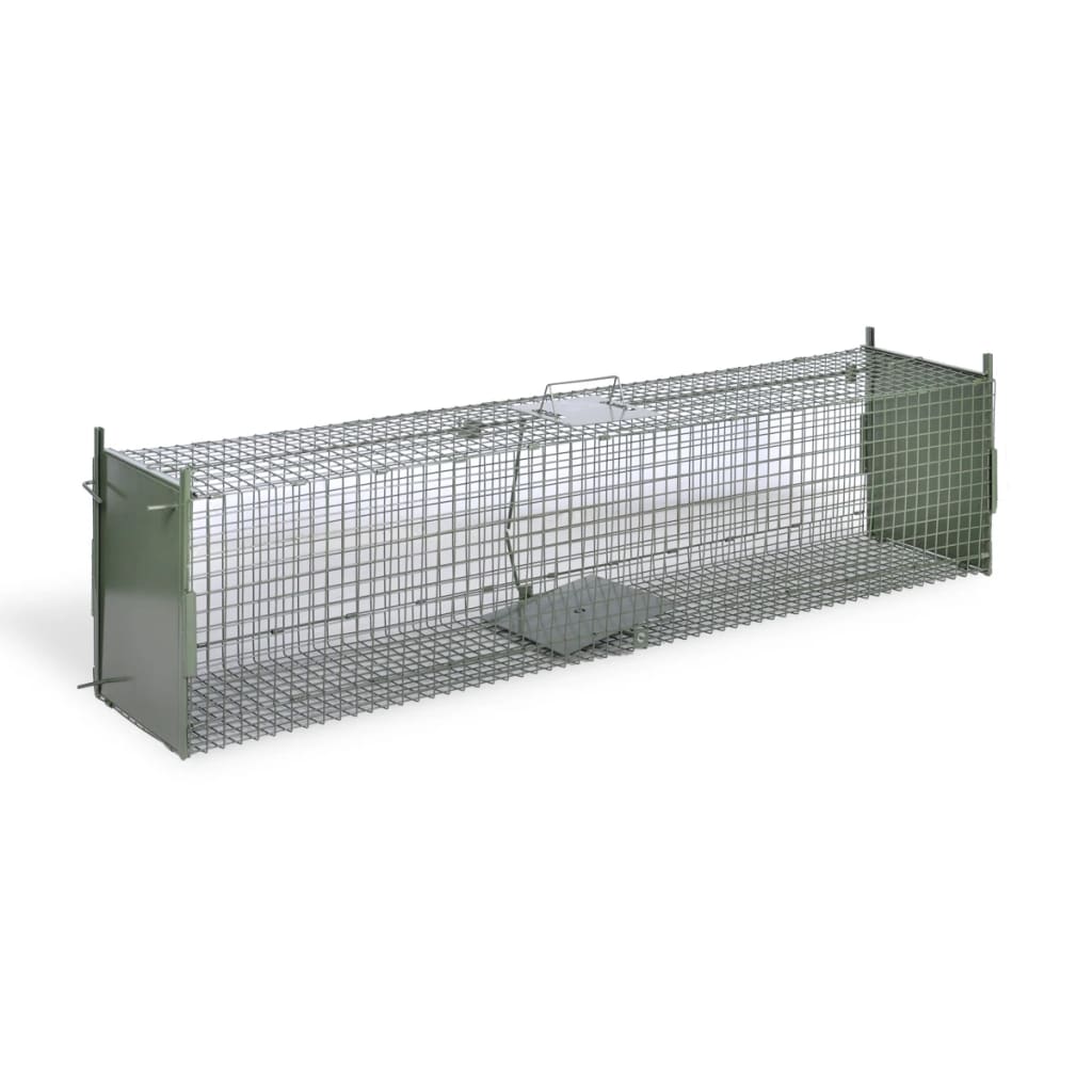 Vidaxl Animal Trap avec 2 portes 150x30x30 cm
