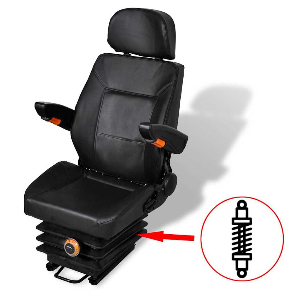 Chaise de tracteur Vidaxl avec suspension