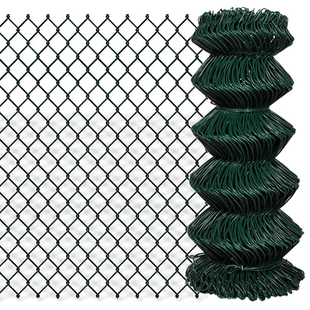 Vidaxl Gaashek 0,8x25 m en acier vert