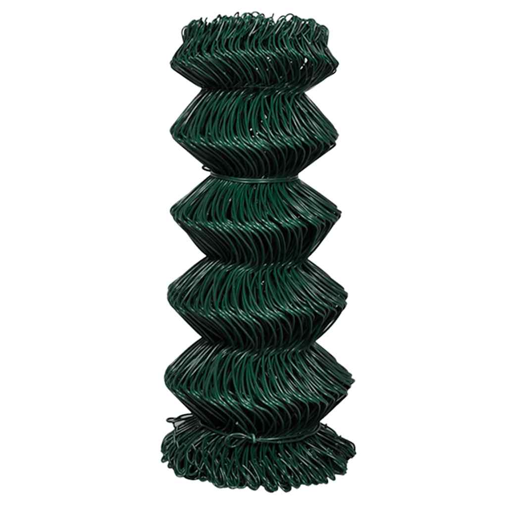 Vidaxl Gaashek 0,8x25 m en acier vert