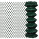 Vidaxl Gaashek 1x25 m en acier vert