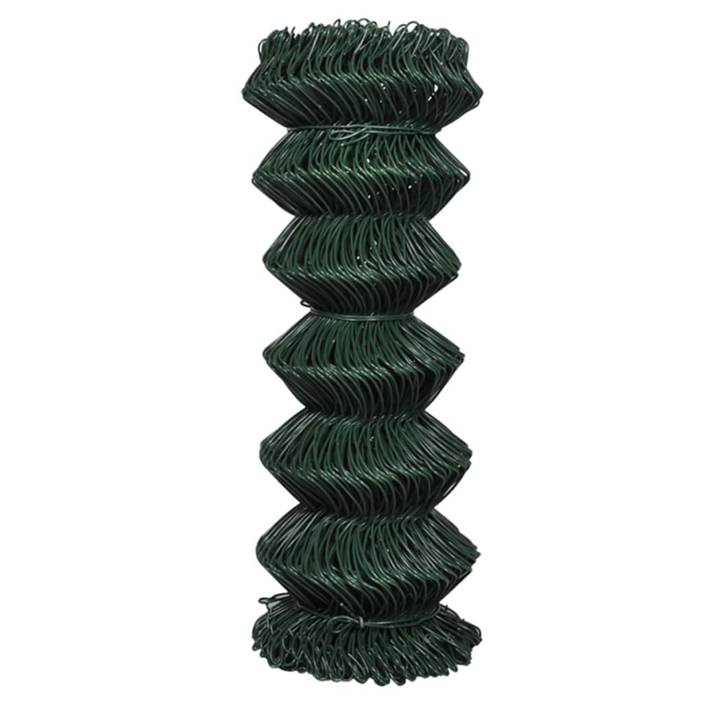 Vidaxl Gaashek 1x25 m en acier vert