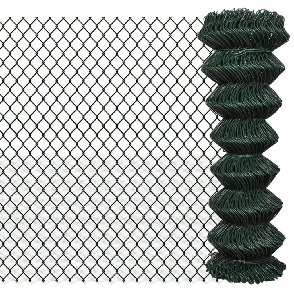 Vidaxl clôture grillagée 1,25x25 m acier