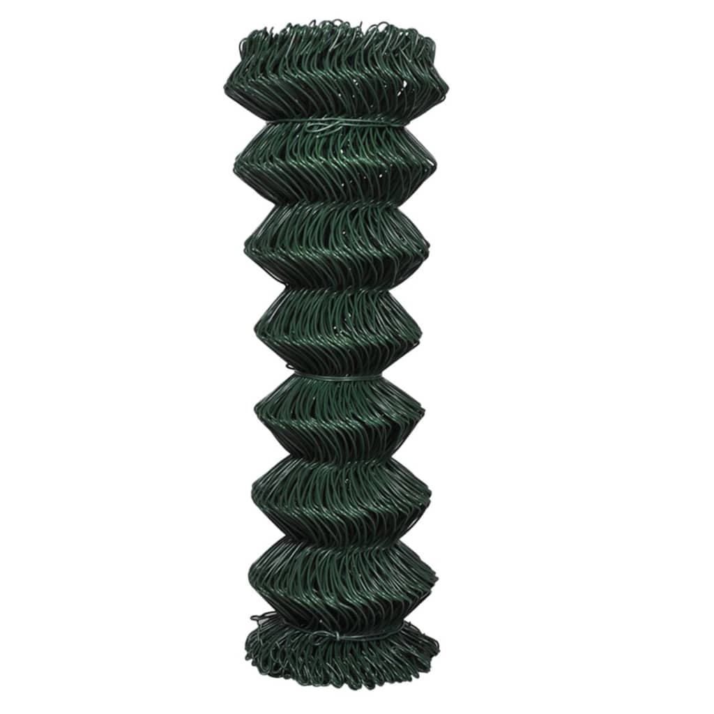 Vidaxl clôture grillagée 1,25x25 m acier