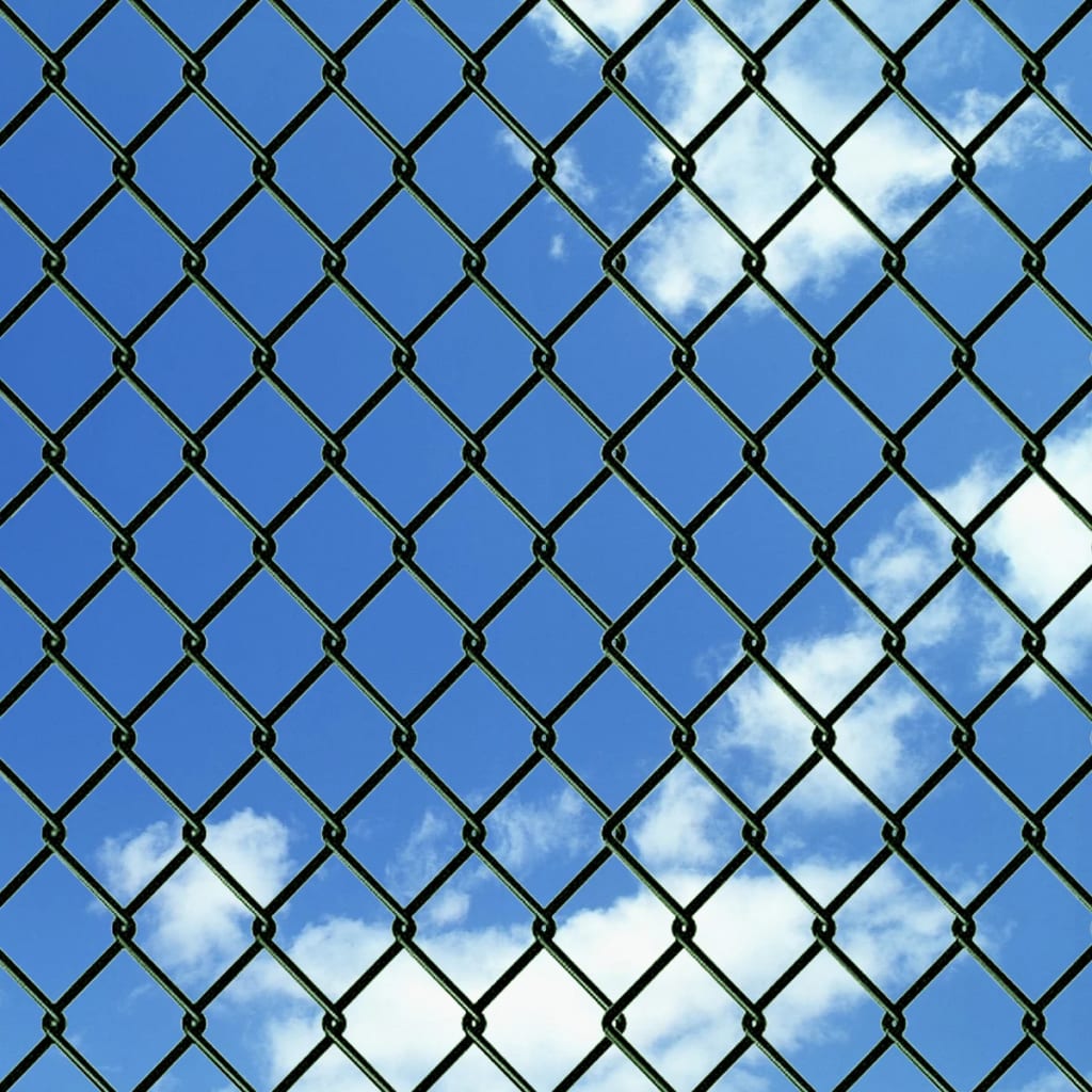 Vidaxl clôture grillagée 1,25x25 m acier