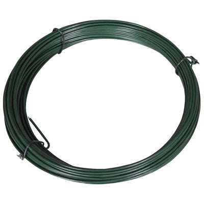 Vidaxxl fil d'attache de clôture 25 m 1,4 2 mm acier vert