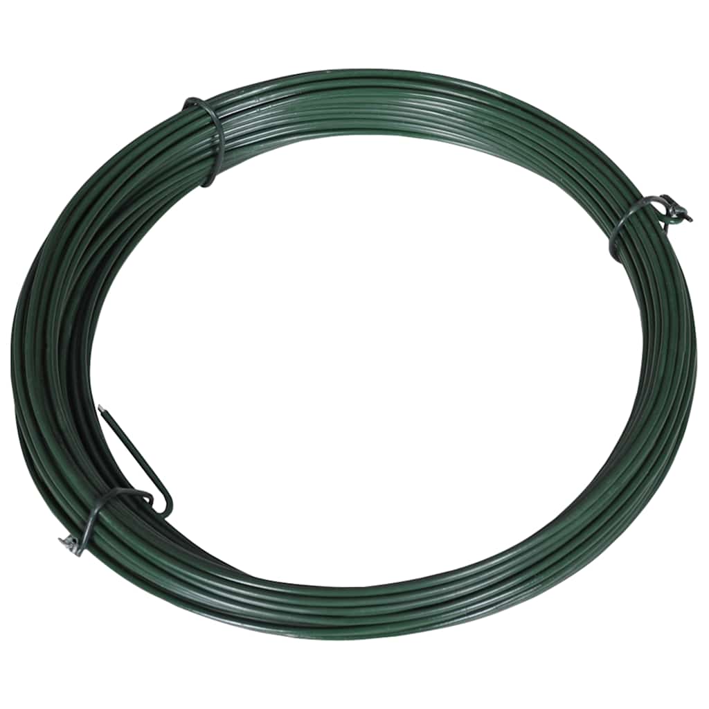 Vidaxxl fil d'attache de clôture 25 m 1,4 2 mm acier vert
