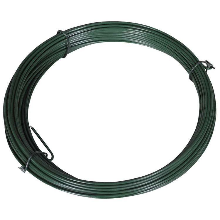 Vidaxxl fil d'attache de clôture 25 m 1,4 2 mm acier vert