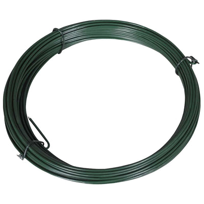 Vidaxxl fil d'attache de clôture 25 m 1,4 2 mm acier vert