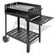 VidaXL Barbecue au charbon de bois Kota 2 roues