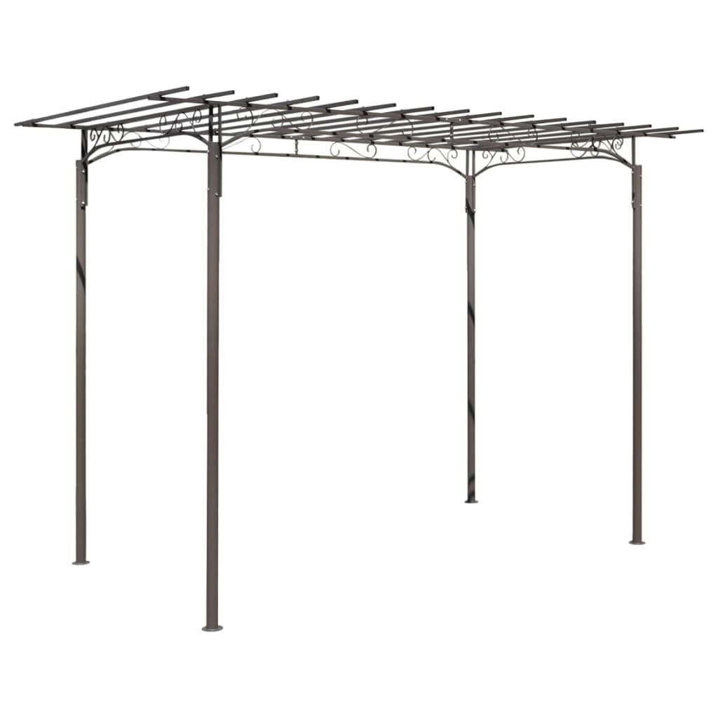 Vidaxl en acier rose arc 215 cm