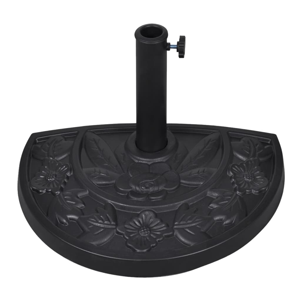 Vidaxl Parasol Foot Half-Round Resin