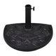Vidaxl Parasol Foot Half-Round Resin