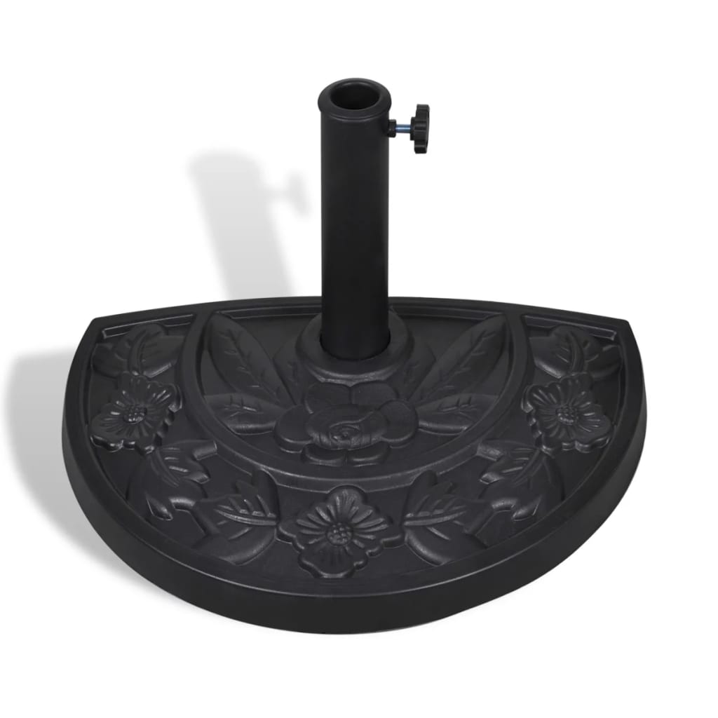Vidaxl Parasol Foot Half-Round Resin