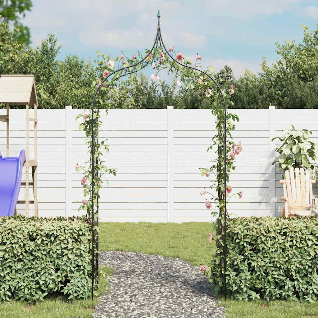 Vidaxl Garden Arch Spear Design vert foncé