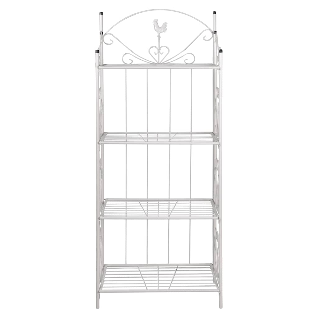 Rack de plante carré de Vidaxl Maria (blanc)