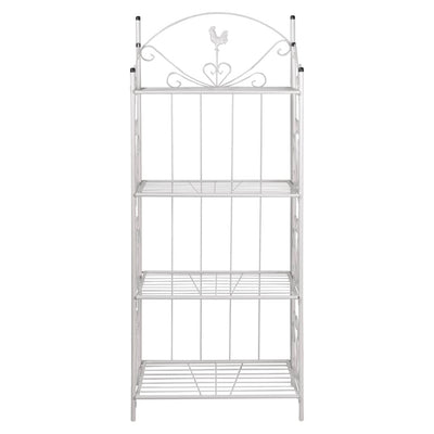 Rack de plante carré de Vidaxl Maria (blanc)