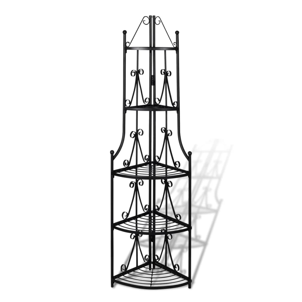 Vidaxl Hushy Plant Rack Romy (noir)