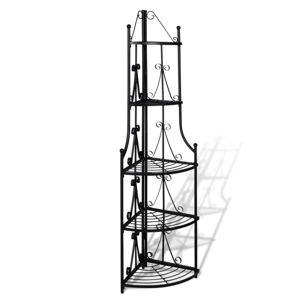Vidaxl Hushy Plant Rack Romy (noir)
