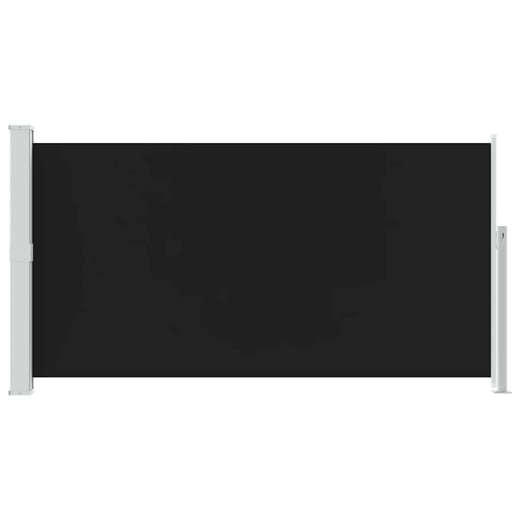 Vidaxl Wind Scred Sundable Extenable 160x300 cm noir