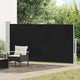 Vidaxl Wind Scred Sundable Extenable 160x300 cm noir