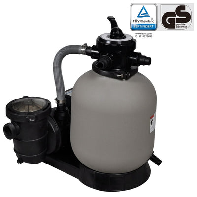 Pompe de filtre de sable Vidaxl 600 W 17000 L U