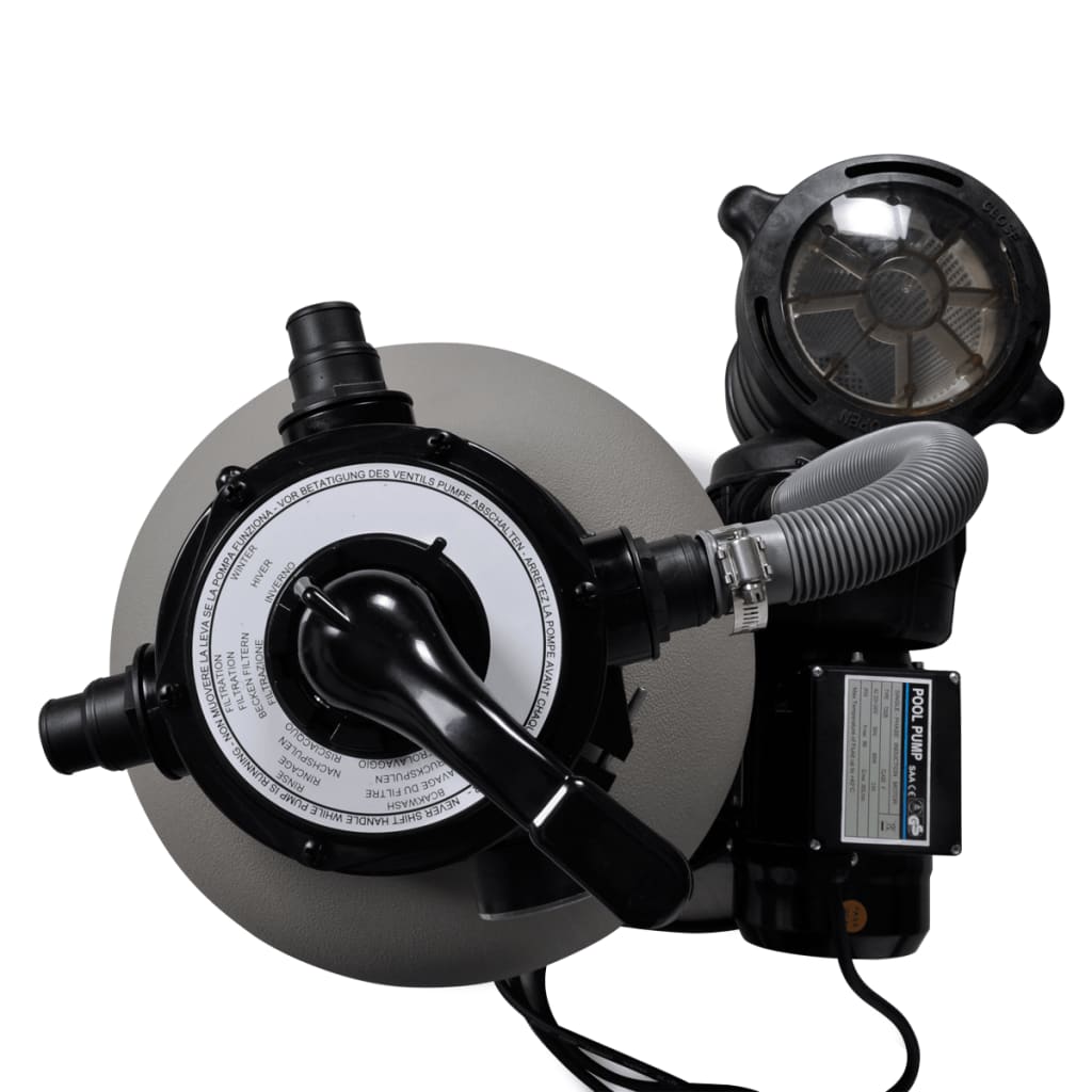 Pompe de filtre de sable Vidaxl 600 W 17000 L U