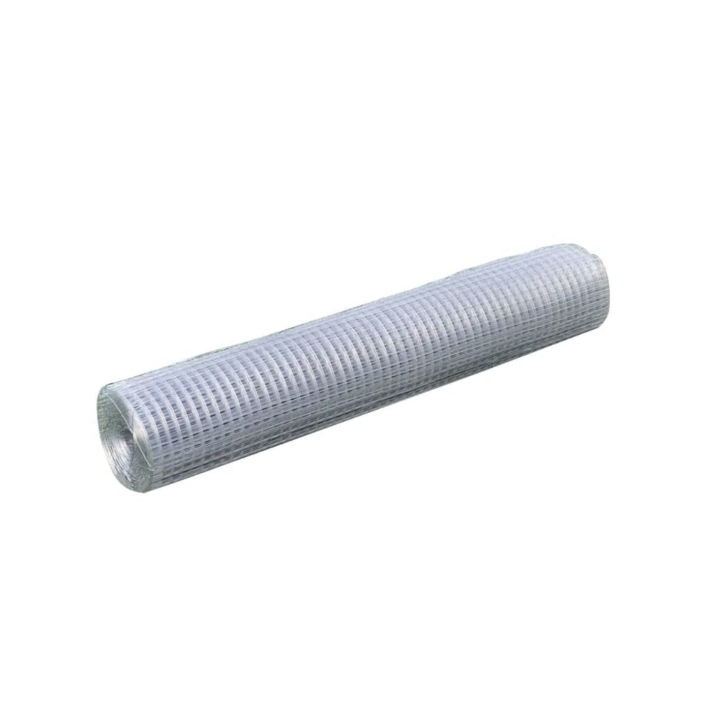 Vidaxl Poulet Fil 25x1 m Galvanisé en acier argenté coloré