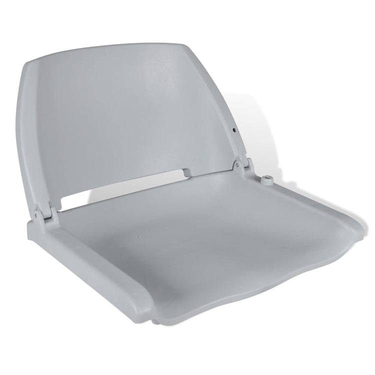 Chaise de bateau Vidaxl sans coussin pliable 48x51x41 cm gris