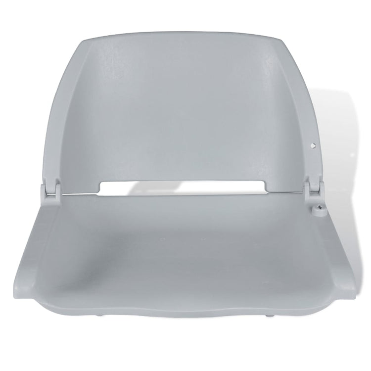 Chaise de bateau Vidaxl sans coussin pliable 48x51x41 cm gris