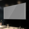 Miroir de salle de bain Vidaxl avec LEDS 100x60 cm