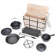 Ensemble de casseroles de rôtissage de 9 pièces Vidaxl