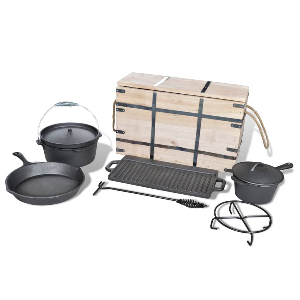 Ensemble de casseroles de rôtissage de 9 pièces Vidaxl